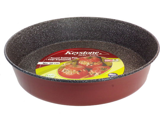 Keystone Iris Granite Aluminum Baking Pan with Stone Coating 28cm
