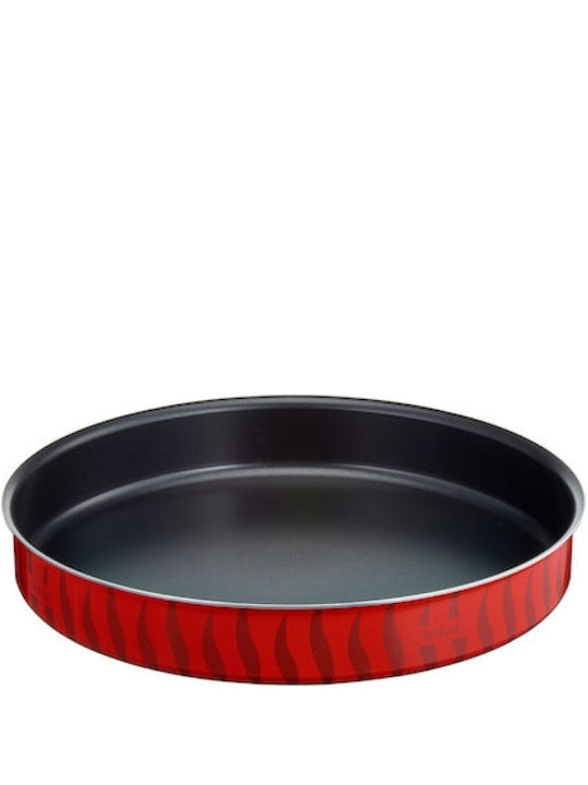 Tefal Tempo Flame Aluminum Round Baking Pan with Non-stick Coating 34cm