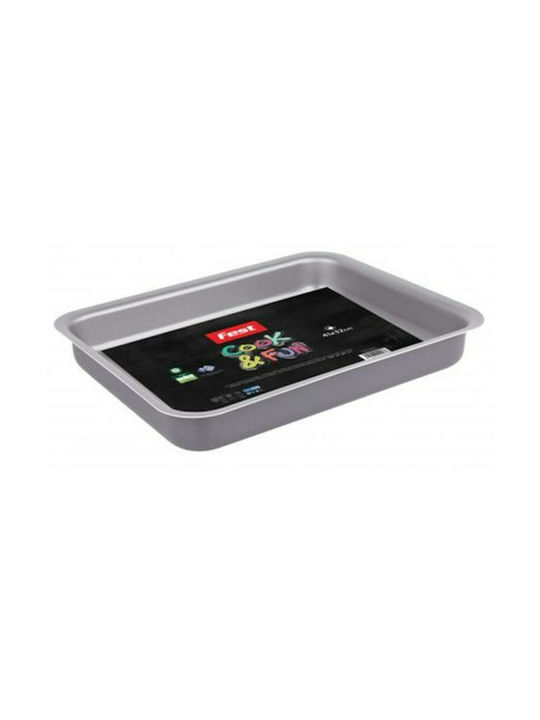 Fest Cook & Fun Tăvi de copt Rectangular Aluminiu cu Strat Antiaderent 32x41cm