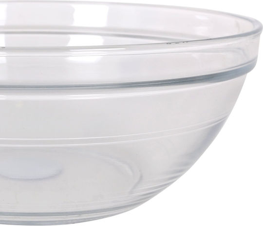 Homestyle Lys Salatschüssel Glas Transparent 26x26x10.5cm 1Stück
