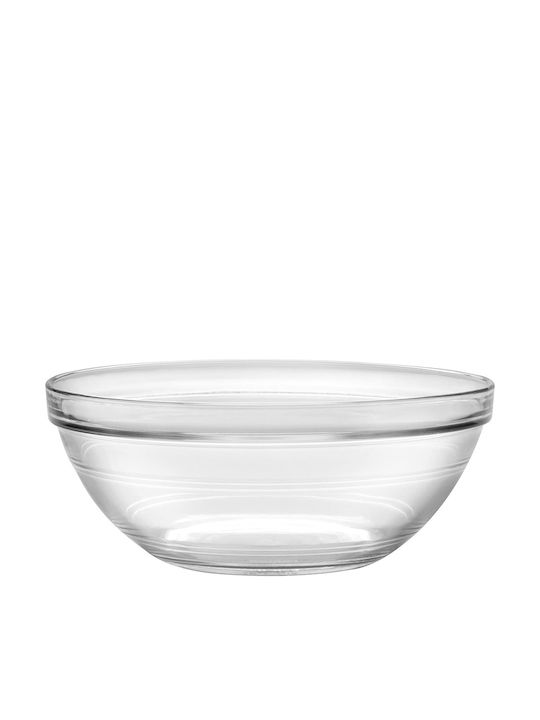 Duralex Glass Salad Bowl Transparent 23x23x9.3cm