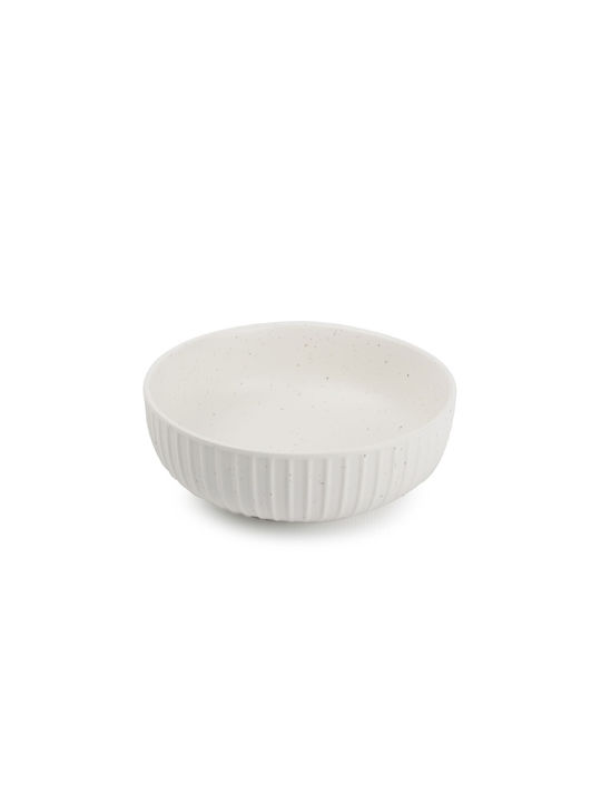 Salt & Pepper Ora Serving Bowl Round made of Porcelain White with Diameter 15.5cm 2pcs
