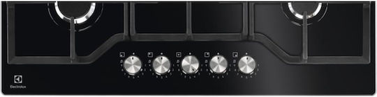 Electrolux Εστία Υγραερίου Αυτόνομη με Απορροφητήρα 74x51εκ.