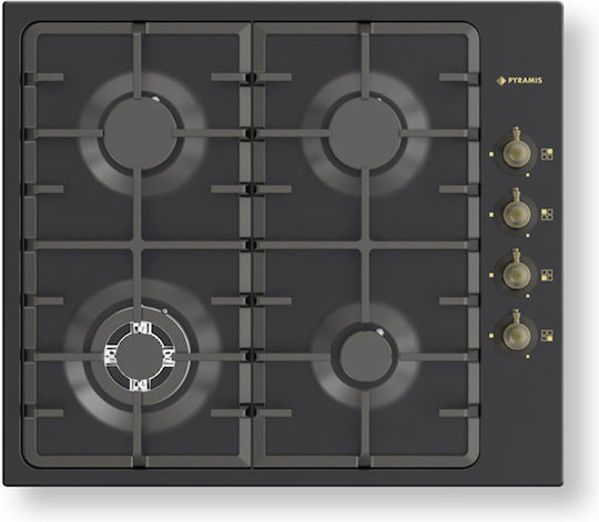 Pyramis 733071 Natural Gas Cooktop Autonomous 59x51εκ.
