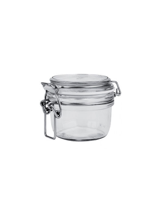 Bormioli Rocco Fido Vase Allgemeine Verwendung mit luftdichtem Deckel Glas Transparent 125ml