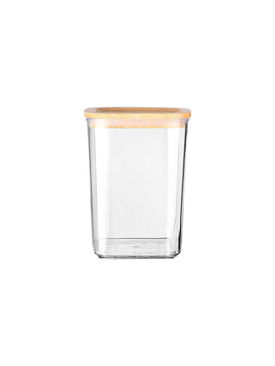 Estia Vase General Use with Lid Plastic Transparent 800ml