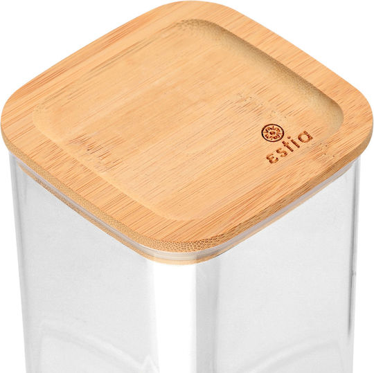 Estia ESSENTIALS Vază De Utilizare Generală Cu Capac Din Plastic Transparent 1200ml