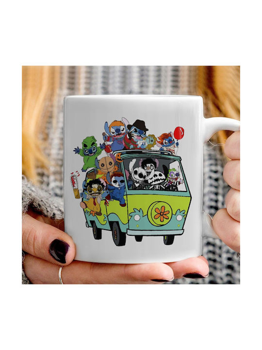 Koupakoupa Halloween Mug Ceramic White 330ml