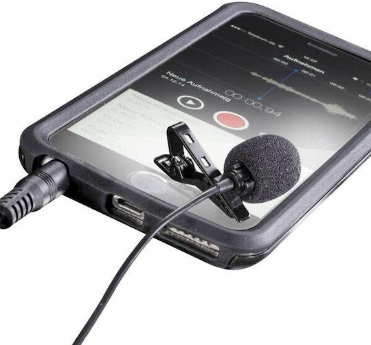 Ezra MP07 Condenser (Small Diaphragm) Microphone 3.5mm Πέτου, Clip On for Camera