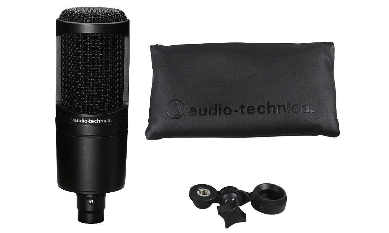 Audio Technica AT2020 Bundle Microfon Condensator XLR pentru