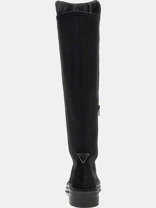 Guess Leather Women's Boots Carmen Black FLFCARSUE11-BLACK