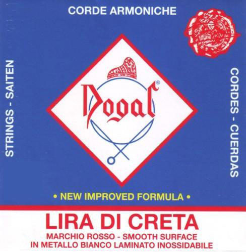 Dogal Set of Chrome Strings for Cretan Lyra Lira di Creta Chrome Set"