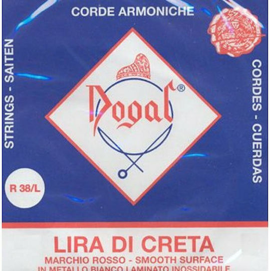 Dogal Set of Chrome Strings for Cretan Lyra Lira di Creta Chrome