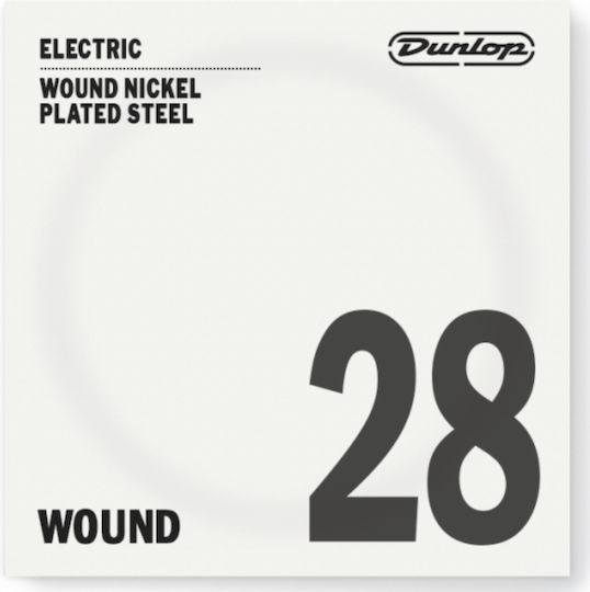 Dunlop Μονή Χορδή Nickel Wound Ηλεκτρικής Κιθάρας 28"