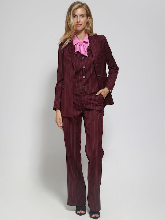 Tresor Women's Blazer BORDO