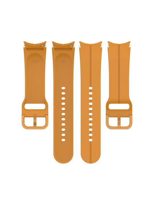 Samsung Silicone Strap Yellow Λουράκι Σιλικόνης Κίτρινο (Universal 20mm)