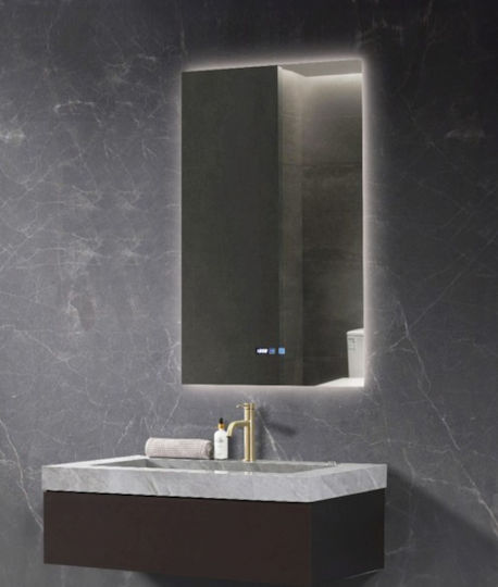 Sparke Ορθογώνιος Καθρέπτης Μπάνιου Led 50x80cm