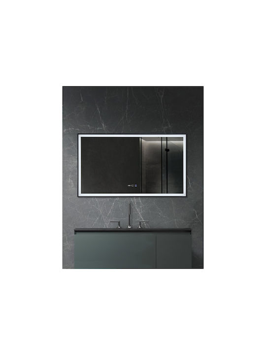Sparke Miroa Ορθογώνιος Καθρέπτης Μπάνιου Led 80x50cm