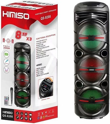 Kimiso Speaker QS-8208 811542 Black