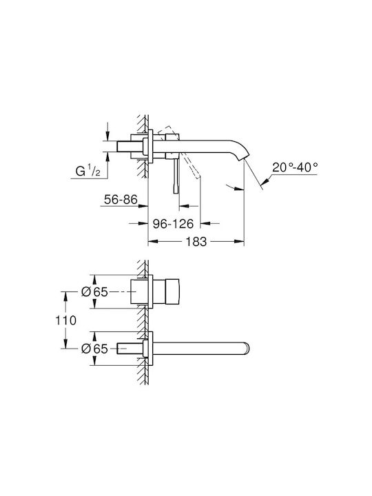 Grohe Essence Mixing Sink Faucet Gray