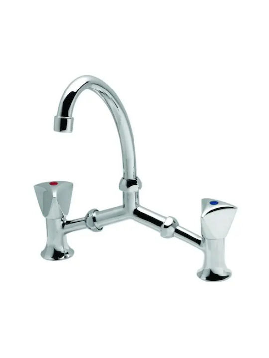 Aquaprima Mixing Sink Faucet Silver