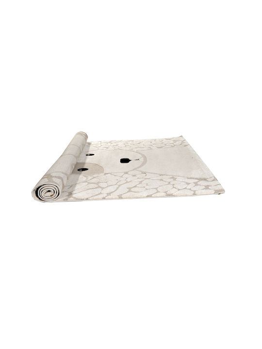 Tzikas Carpets Παιδικό Χαλί Λευκό 80x150cm
