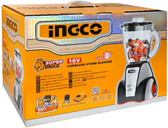 Ingco Blender with Plastic Jug 1.5 lt Silver CJB050K