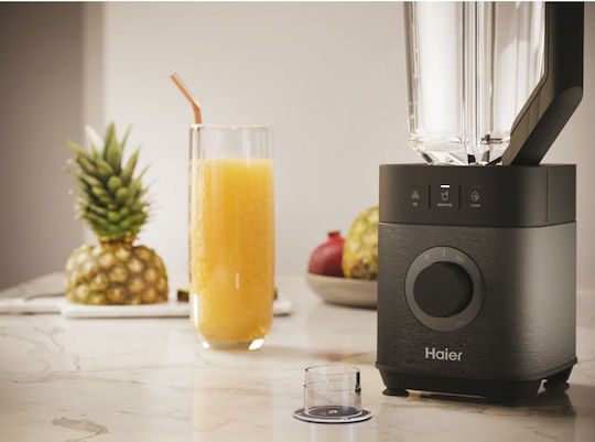 Haier Μπλέντερ με Γυάλινη Κανάτα 2 lt 1200W Γκρι HBL5B2011