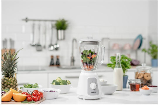 Zelmer ZSB4707 Blender with Plastic Jug 1.5 lt 500W White