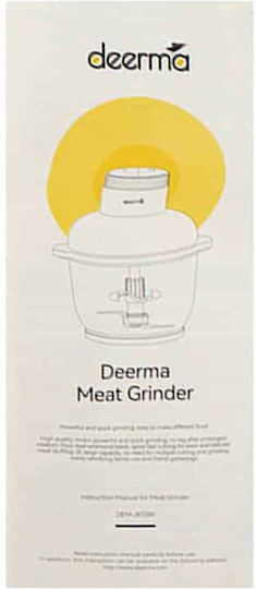 Deerma Mini Chopper Multi 300W With 2L Capacity Red