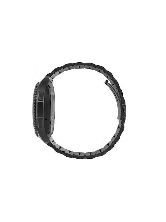 Techsuit Watchband W010 Strap Stainless Steel Gold (Samsung Galaxy Watch (46mm) / Watch 3 / Gear S3, Huawei Watch GT / GT 2 / GT 2e / GT 2 Pro / GT 3 (46 mm)) KF2313154