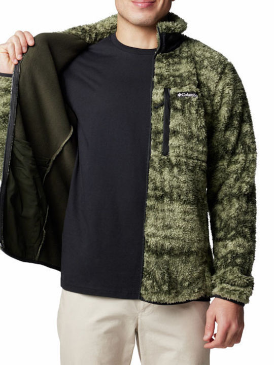 Winter Pass Ανδρική Ζακέτα Fleece Πράσινη