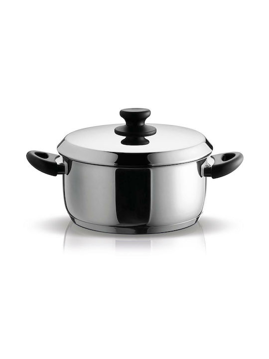 Pyramis Zeon Deep Stainless Steel Pot 4.2lt / 22cm