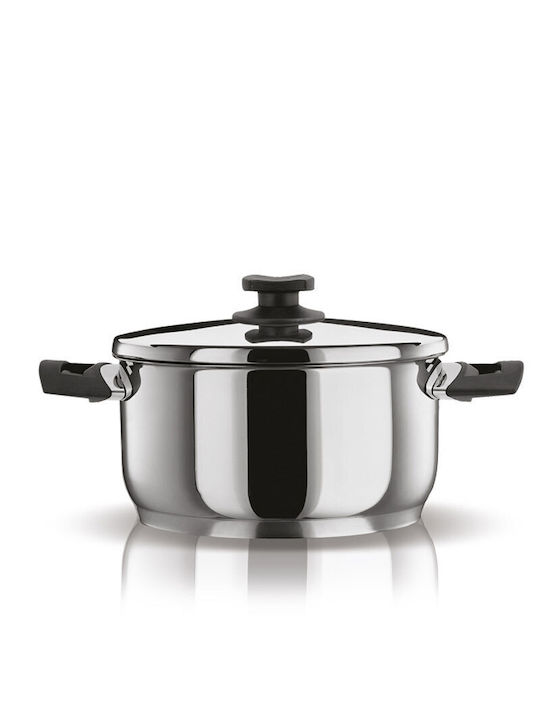 Pyramis Classic Βαθιά Ανοξείδωτη Κατσαρόλα 2.3lt / 18cm
