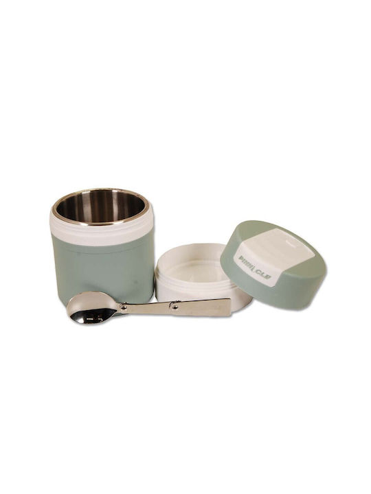 Pinnacle Δοχείο Φαγητού Inox Θερμός Mist Green 600ml