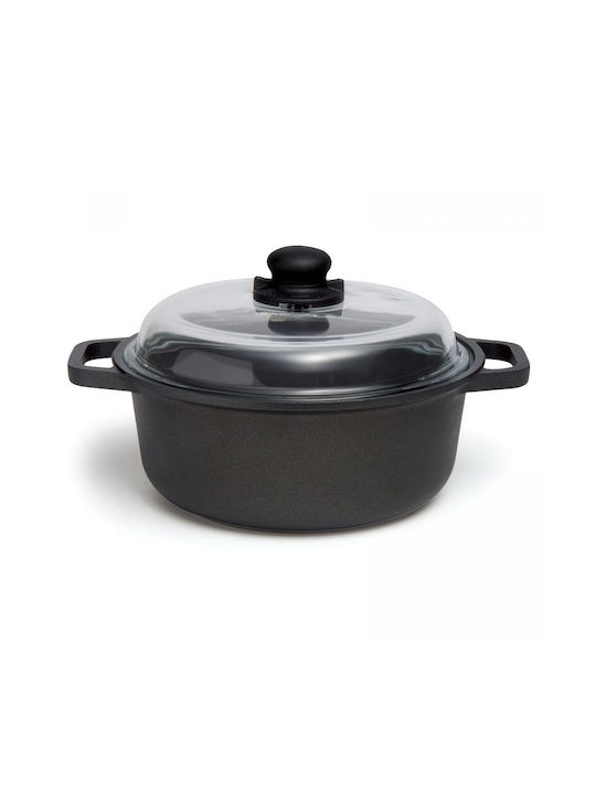 Risoli Blackplus Deep Pot made of Cast Aluminum 3.5lt / 24cm