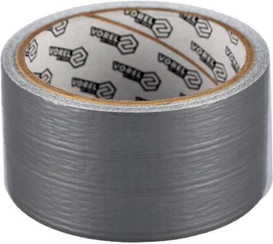 Vorel Self-Adhesive Fabric Tape Gray 48mmx10m 1pcs 75238