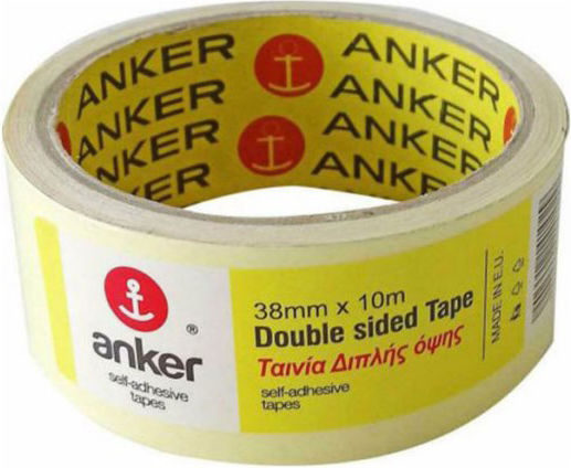 Komet Αυτοκόλλητη Ταινία Διπλής Όψης 10mx38mm