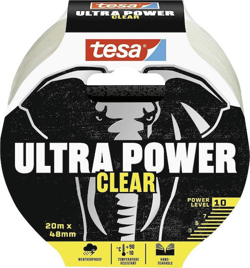 Υφασμάτινη Ταινία Tesa Ultra Power Clear 10mx48mm