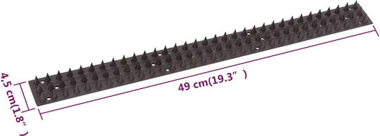 vidaXL Ακίδες Απώθησης Πουλιών 4.9x0.045m