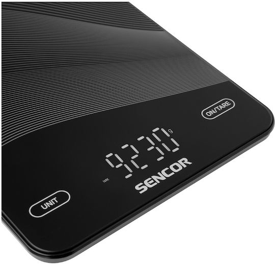 Sencor Digital Kitchen Scale up to 10kg Black