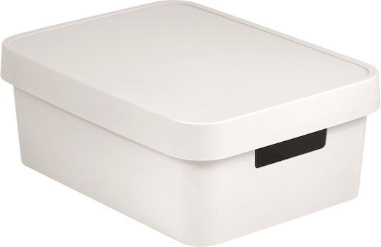 Curver Kunststoff Aufbewahrungsbox mit Deckel 11lt