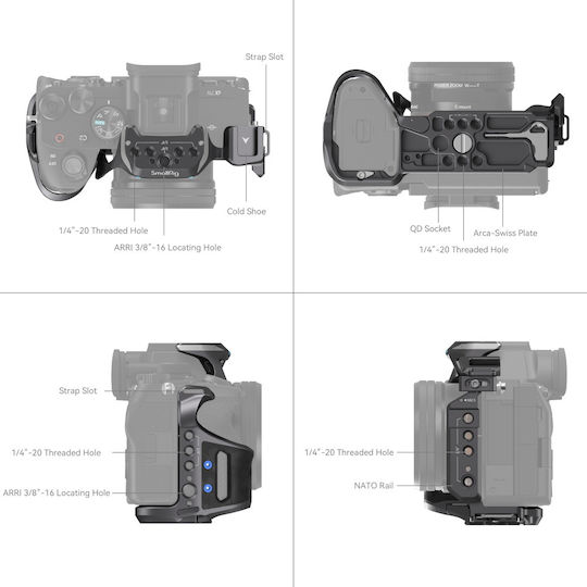 SmallRig Camera Cage Accessory για Sony Alpha 7R V / Alpha 7 IV / Alpha 7S III