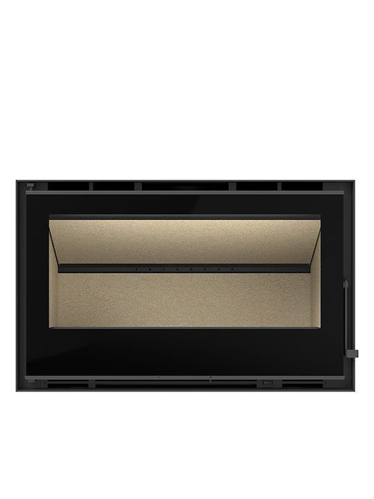 C&A Chama Cristal 88 Kaminofen Kassette Holz 10.5kW Gerade mit einer zu öffnenden Tür Geschlossenes Ausdehnungsgefäß