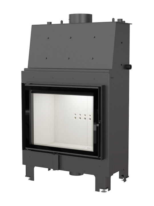 Kratki MBA PW 17 W Ενεργειακό Τζάκι Ξύλου Καλοριφέρ 17kW Ίσιο με Ανοιγόμενη Πόρτα Κλειστού Δοχείου