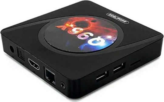 Andowl TV Box Q96X Q96X 4K UHD με WiFi 4GB RAM και 64GB Αποθηκευτικό Χώρο με Λειτουργικό Android 10.0