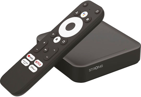 Strong TV-Box LEAP-S3 4K UHD mit WiFi 2GB RAM und 16GB Speicherplatz mit Betriebssystem Android 11.0 und Google Assistant