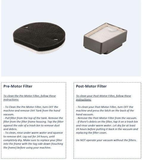 Bissell Filters Electric Vacuum Compatible with Bissell