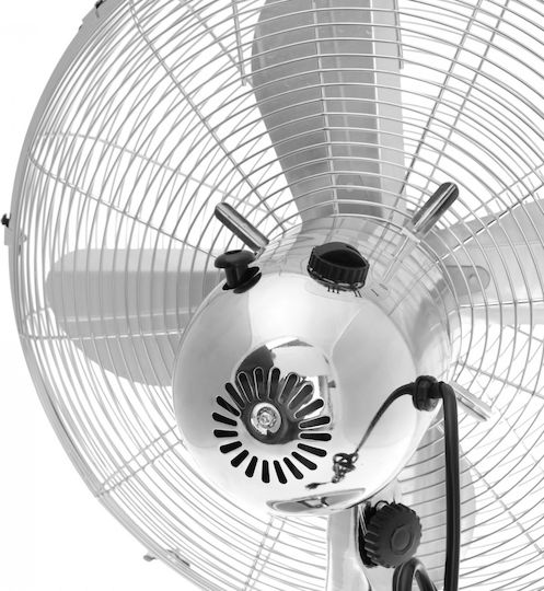 Klausberg Tabletop Fan 50W with 41cm Diameter Silver