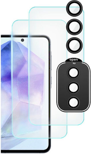 Tech-Protect Supreme Set Tempered Glass 2τμχ (Galaxy A55)